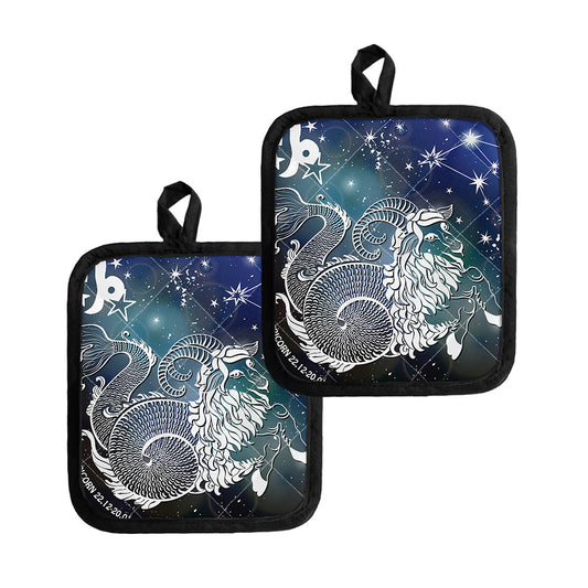 Constellation Of Capricorn Print Pot Holders