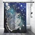 Constellation Of Capricorn Print Premium Shower Curtain