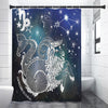 Constellation Of Capricorn Print Premium Shower Curtain