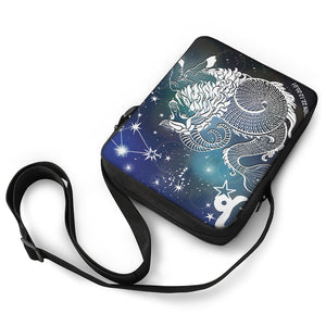 Constellation Of Capricorn Print Rectangular Crossbody Bag