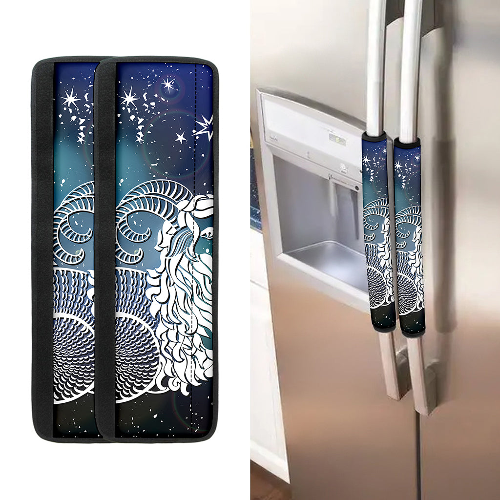 Constellation Of Capricorn Print Refrigerator Handle Covers
