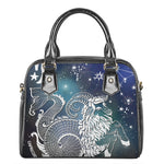 Constellation Of Capricorn Print Shoulder Handbag