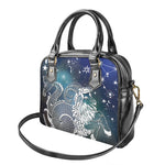 Constellation Of Capricorn Print Shoulder Handbag