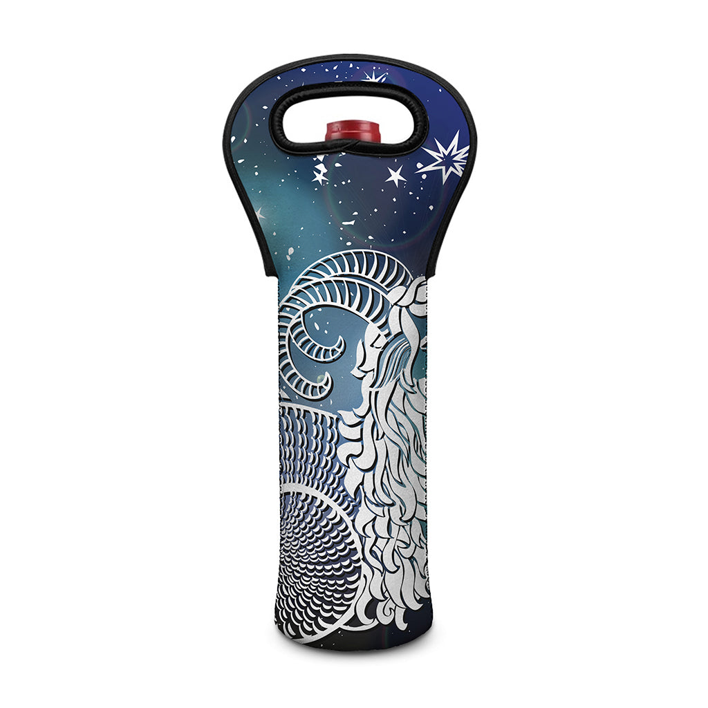 Constellation Of Capricorn Print Single Neoprene Wine Tote