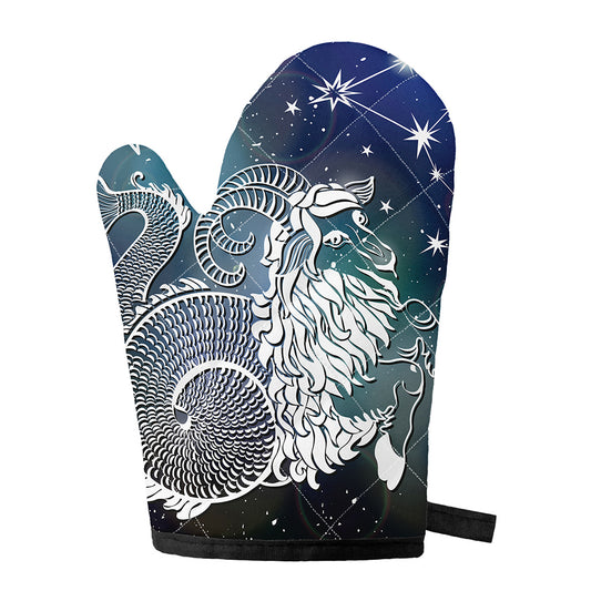 Constellation Of Capricorn Print Single Oven Mitt