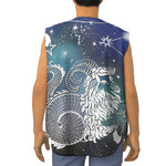 Constellation Of Capricorn Print Sleeveless Baseball Jersey