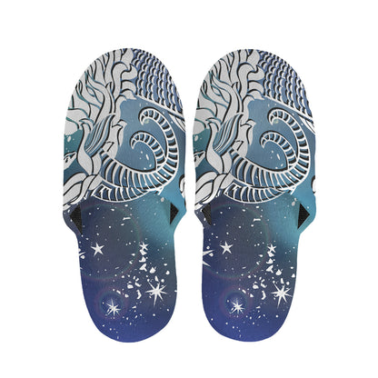 Constellation Of Capricorn Print Slippers