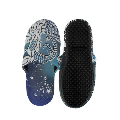 Constellation Of Capricorn Print Slippers