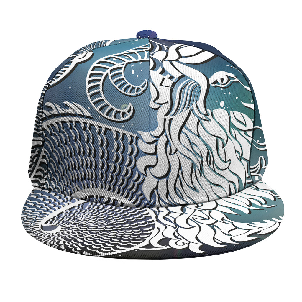 Constellation Of Capricorn Print Snapback Cap
