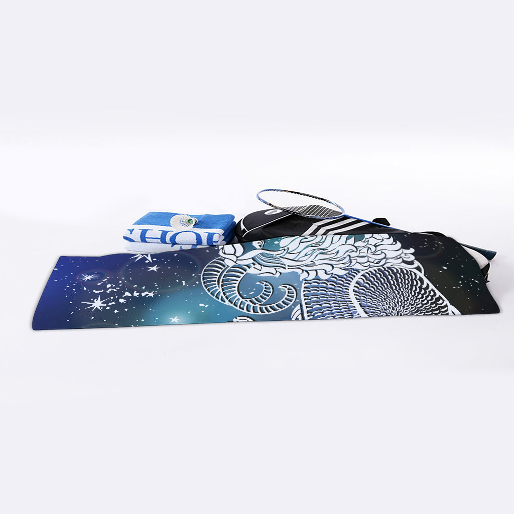 Constellation Of Capricorn Print Sports Towel
