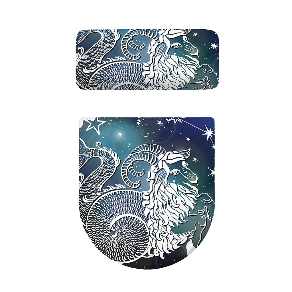Constellation Of Capricorn Print Toilet Lid And Tank Cover Set