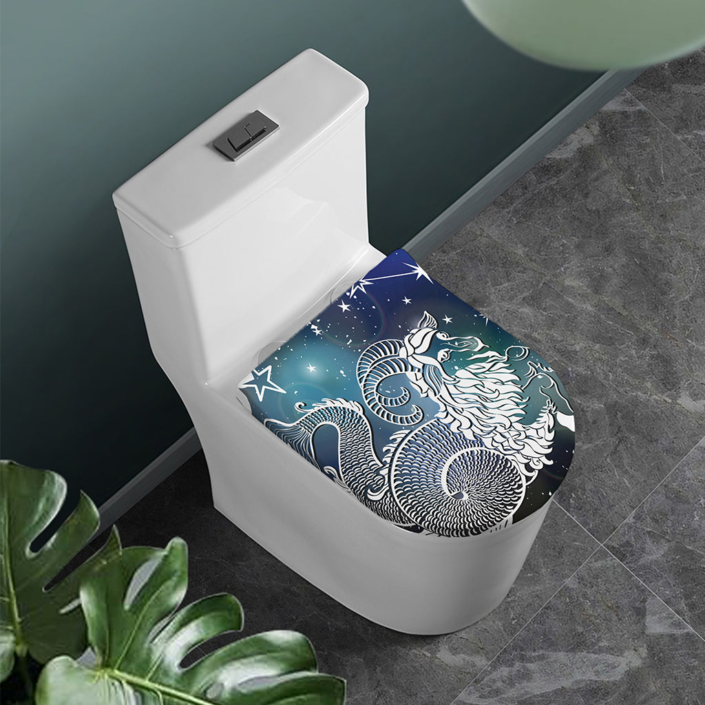 Constellation Of Capricorn Print Toilet Lid Cover