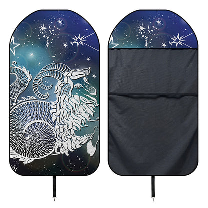 Constellation Of Capricorn Print Waterproof Car Seat Cover