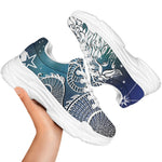 Constellation Of Capricorn Print White Chunky Shoes