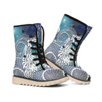 Constellation Of Capricorn Print Winter Boots