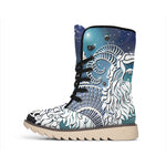 Constellation Of Capricorn Print Winter Boots