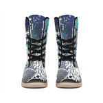 Constellation Of Capricorn Print Winter Boots