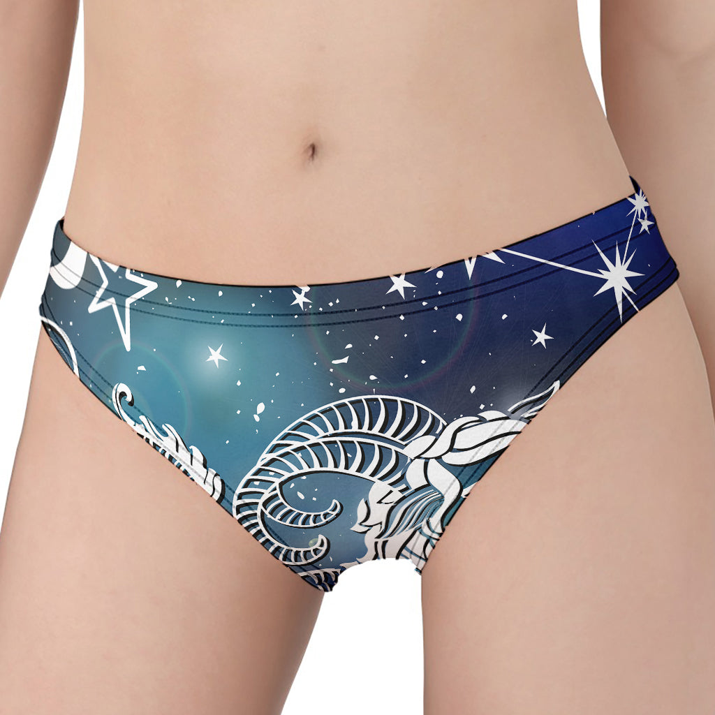 Constellation Of Capricorn Print Women's Panties