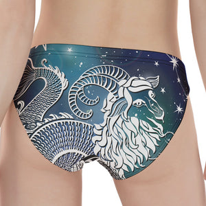 Constellation Of Capricorn Print Women's Panties