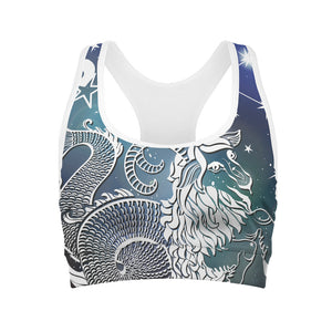 Constellation Of Capricorn Print Women's Sports Bra