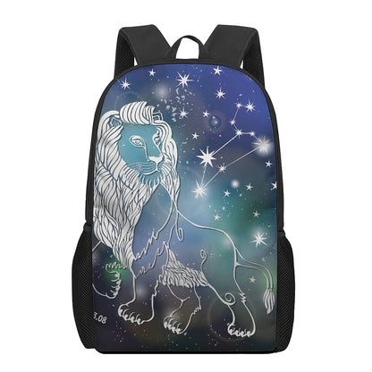 Constellation Of Leo Print 17 Inch Backpack