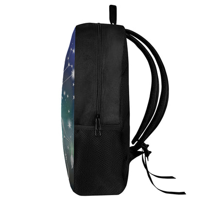 Constellation Of Leo Print 17 Inch Backpack
