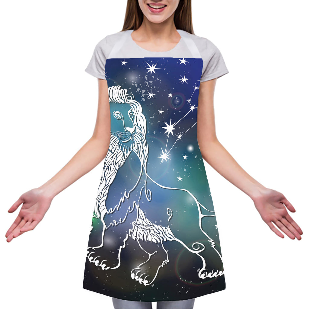 Constellation Of Leo Print Adjustable Apron