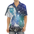 Constellation Of Leo Print Aloha Shirt