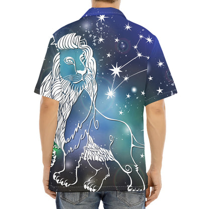 Constellation Of Leo Print Aloha Shirt