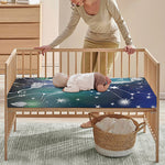 Constellation Of Leo Print Baby Crib Sheet