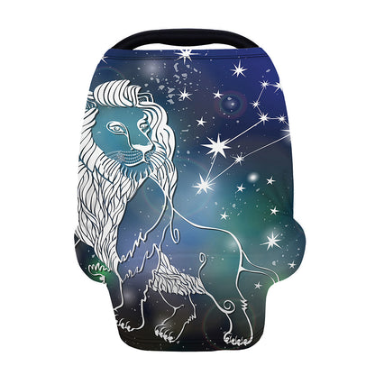 Constellation Of Leo Print Baby Seat Cover