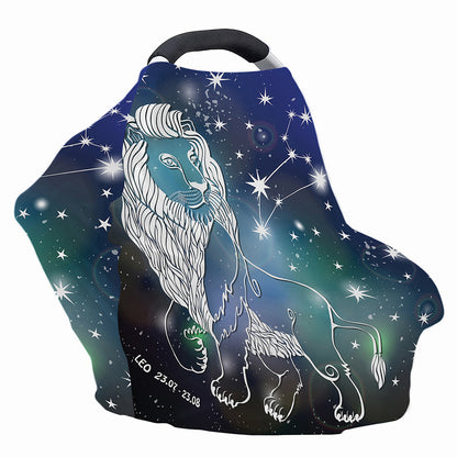 Constellation Of Leo Print Baby Seat Cover