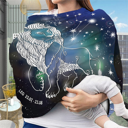 Constellation Of Leo Print Baby Seat Cover