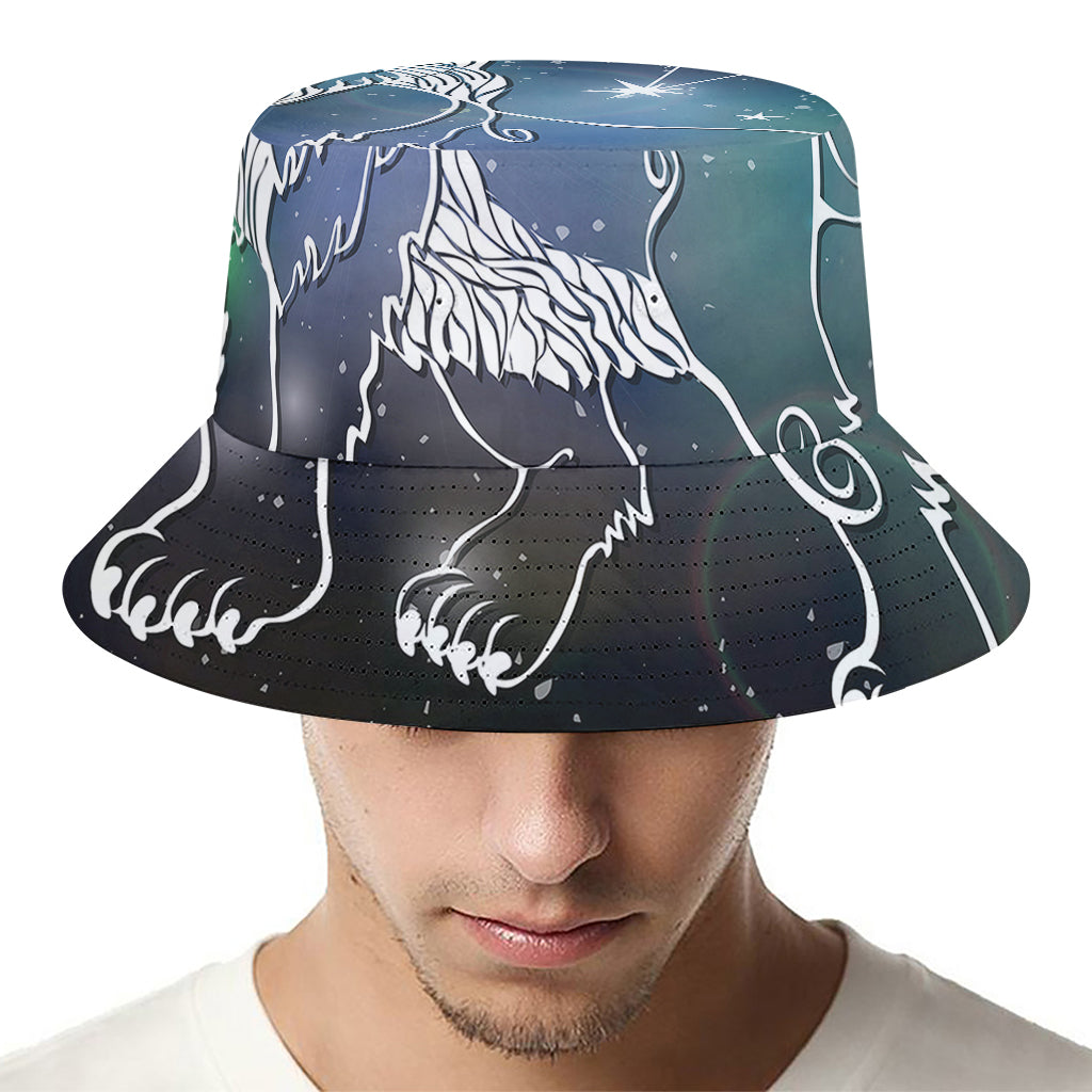 Constellation Of Leo Print Bucket Hat