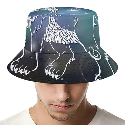 Constellation Of Leo Print Bucket Hat