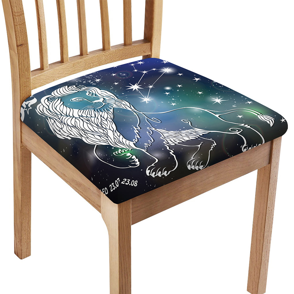 Constellation Of Leo Print Chair Cushion Cover