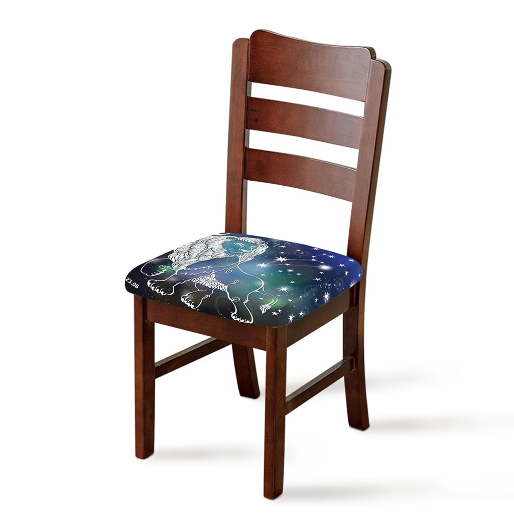 Constellation Of Leo Print Chair Cushion Cover