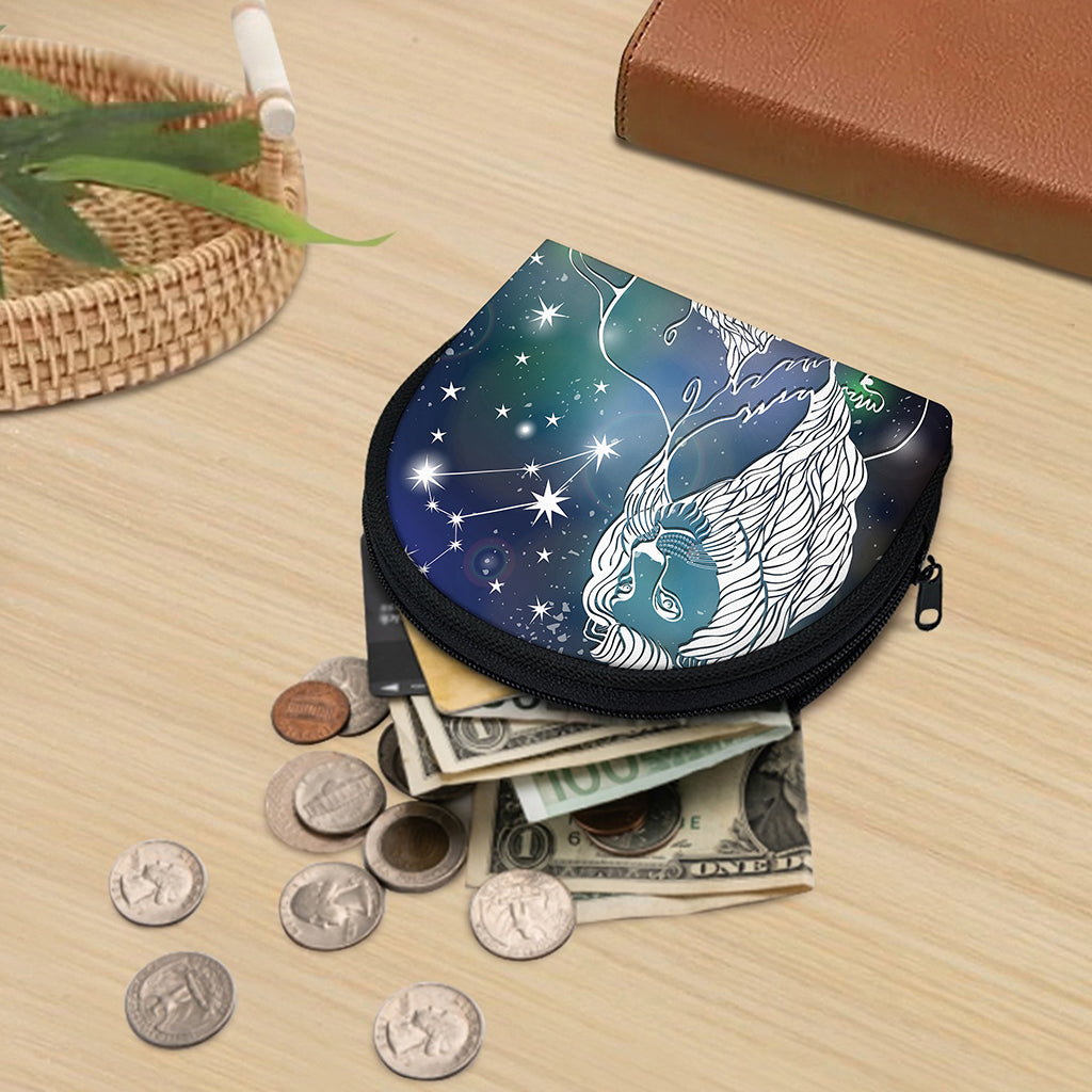 Constellation Of Leo Print Coin Purse