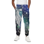 Constellation Of Leo Print Cotton Pants