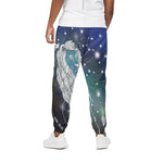 Constellation Of Leo Print Cotton Pants