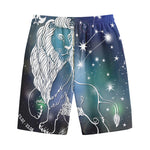 Constellation Of Leo Print Cotton Shorts