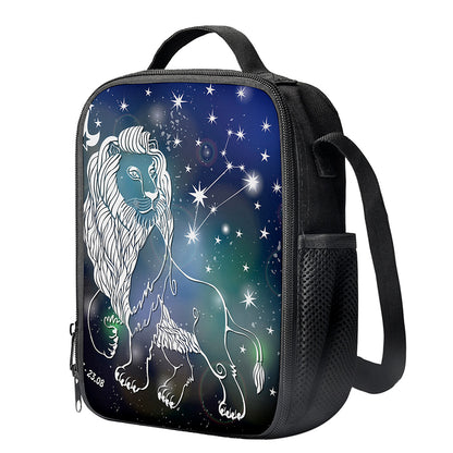 Constellation Of Leo Print Crossbody Lunch Bag