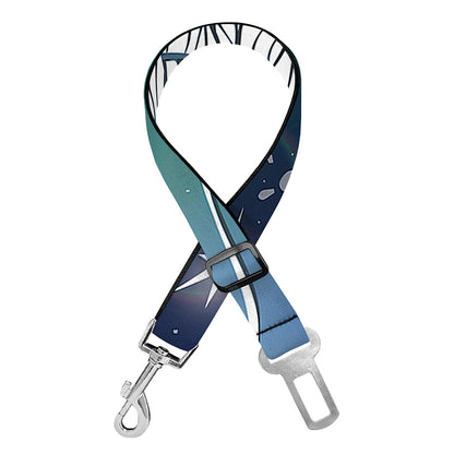 Constellation Of Leo Print Dog Seat Belt