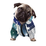 Constellation Of Leo Print Dog Zip Up Hoodie