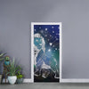 Constellation Of Leo Print Door Sticker