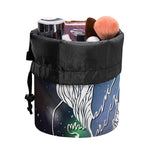 Constellation Of Leo Print Drawstring Makeup Bag