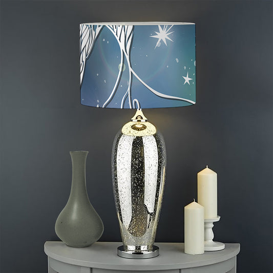 Constellation Of Leo Print Drum Lamp Shade