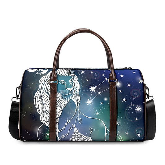 Constellation Of Leo Print Duffle Bag
