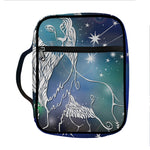Constellation Of Leo Print Front Pocket Bible Bag