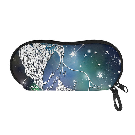 Constellation Of Leo Print Glasses Case